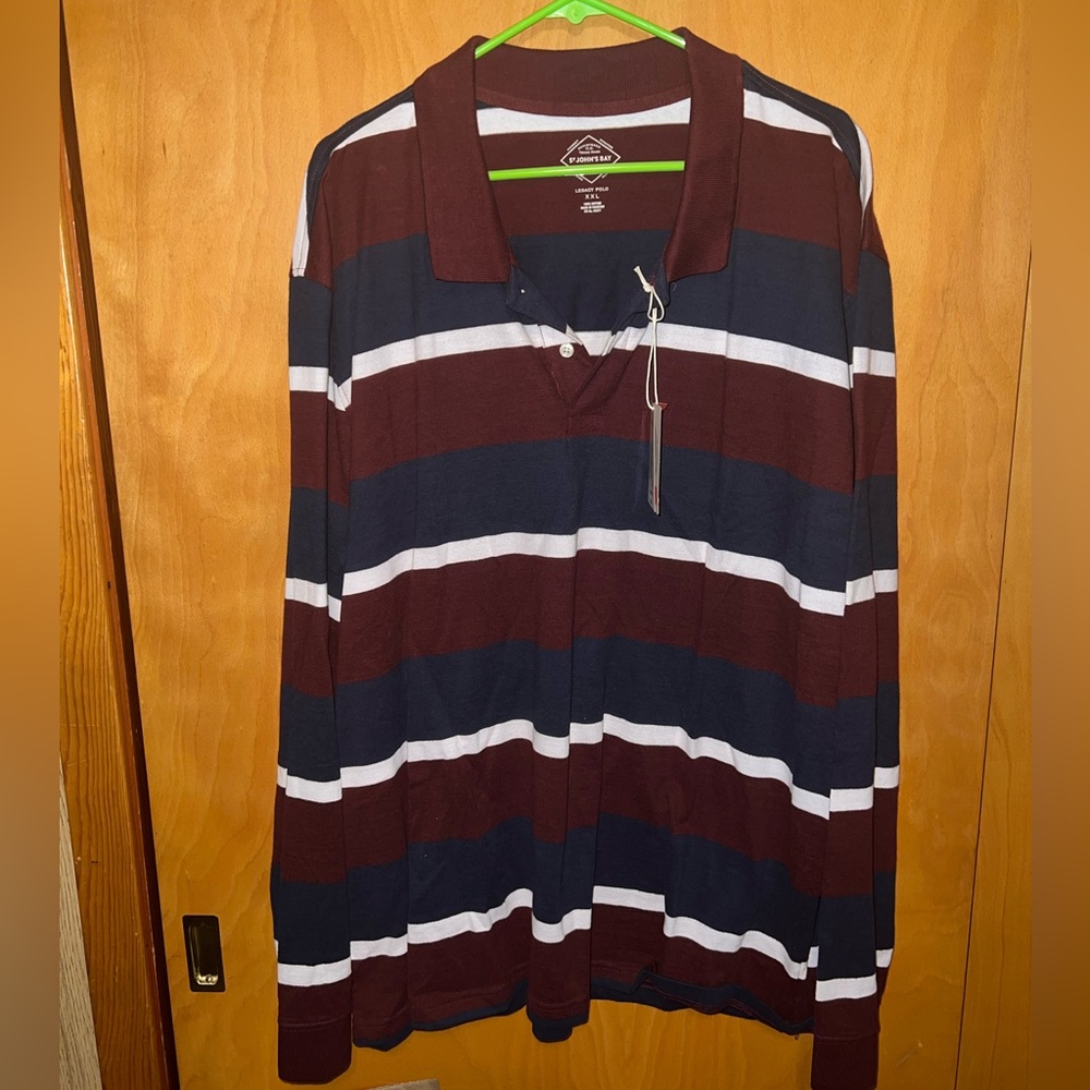 NWT stripe long sleeve sz 2x